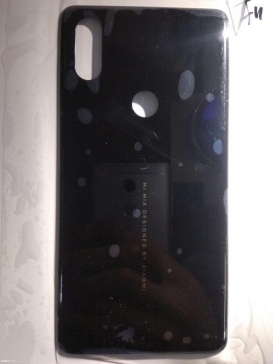 向 iPhone X 致敬？疑似小米 Mix 3 手機後殼曝光；採用豎直雙攝鏡頭設計！ 1