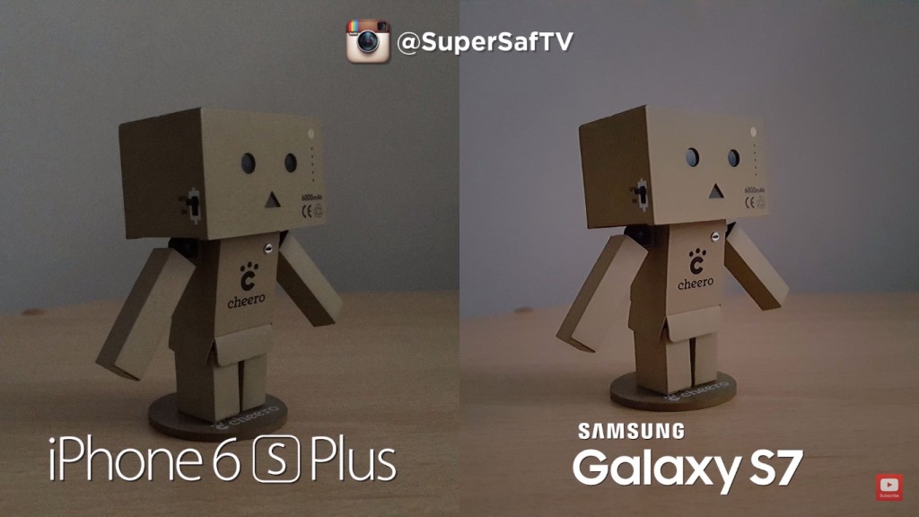 Galaxy S7 vs iPhone 6s - low light