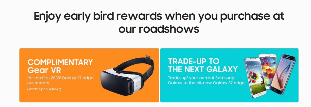 Samsung Galaxy S7 Edge Roadshow Promotion