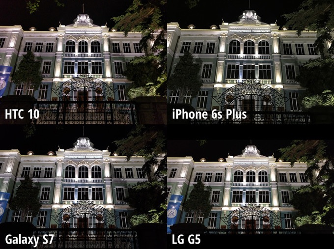 Scene 5 - HTC 10 、Galaxy S7、 LG G5、iPhone 6s Plus_