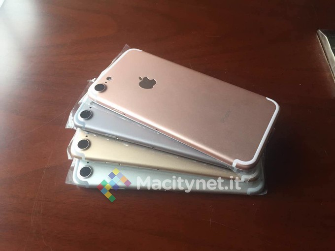 视频曝 iPhone 7 真機：四色後蓋全曝光；機身更薄但電量提升 14%！