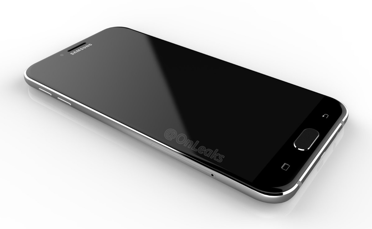 低階版 Note 7：Samsung Galaxy A8 (2016) 渲染圖與配置曝光；採用玻璃與金屬設計！