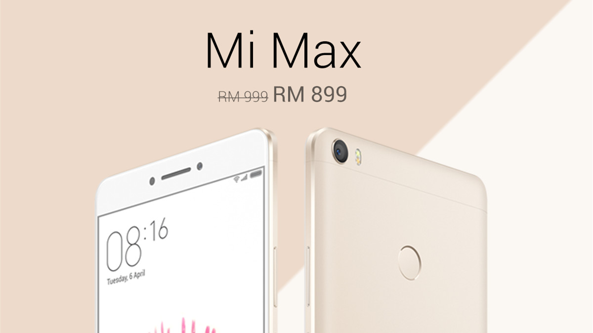 直降 RM100：6.44 寸大屏小米 Max 手機現僅售 RM899！