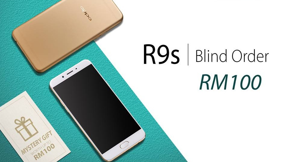 韓星李敏鎬代言：Oppo R9s 預購搶先開跑；只需預付 RM100 就能獲得神秘禮物一份！
