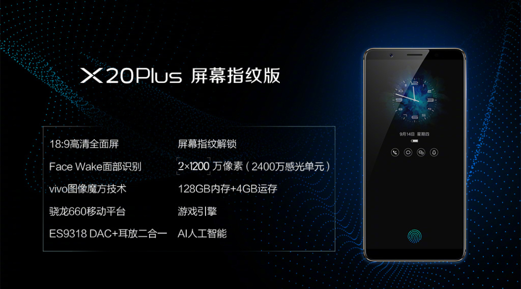 首款屏幕指紋手機、6.43 寸全面屏：vivo X20 Plus 屏幕指紋版正式發布；售價約 RM2,200！ 5