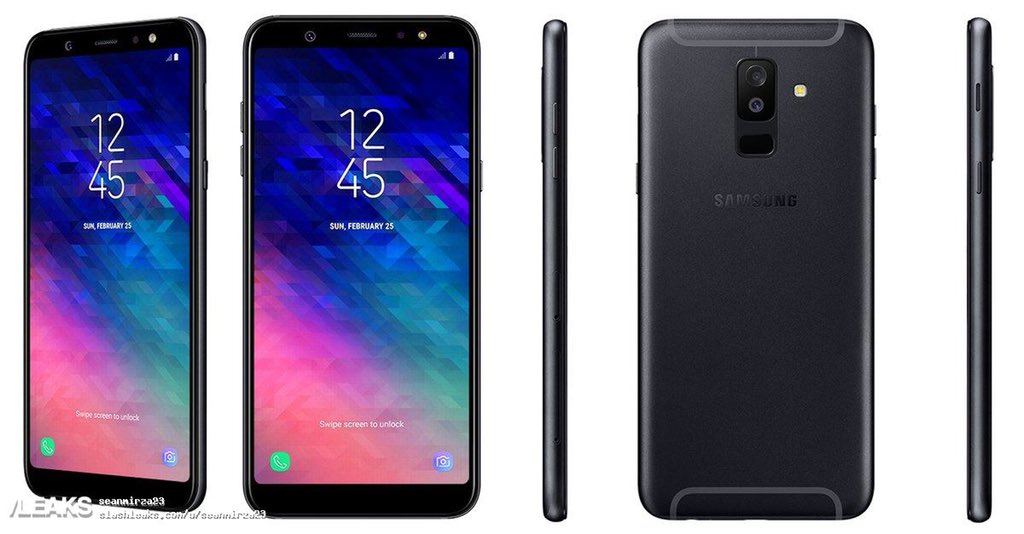 全面屏 + 雙鏡頭確認：全新 Samsung Galaxy A6 與 A6+ 官方宣傳圖曝光！（更新：藍與金色款式設計曝光） 3