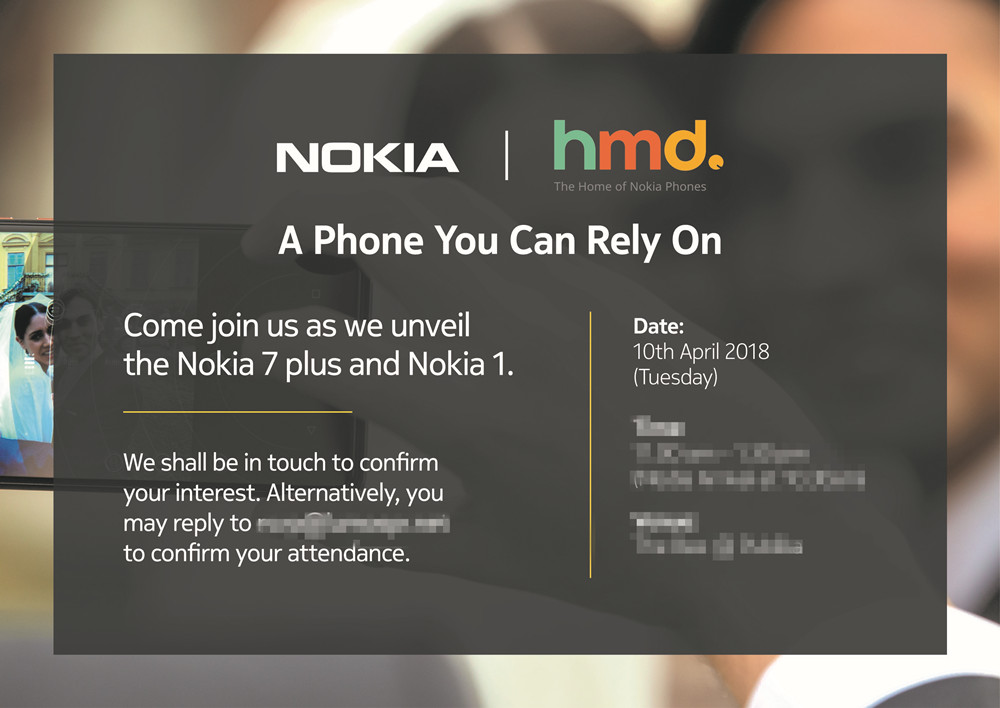【馬來西亞】Nokia 7 Plus 與 Nokia 1 將在 4月10日正式發布！ 1