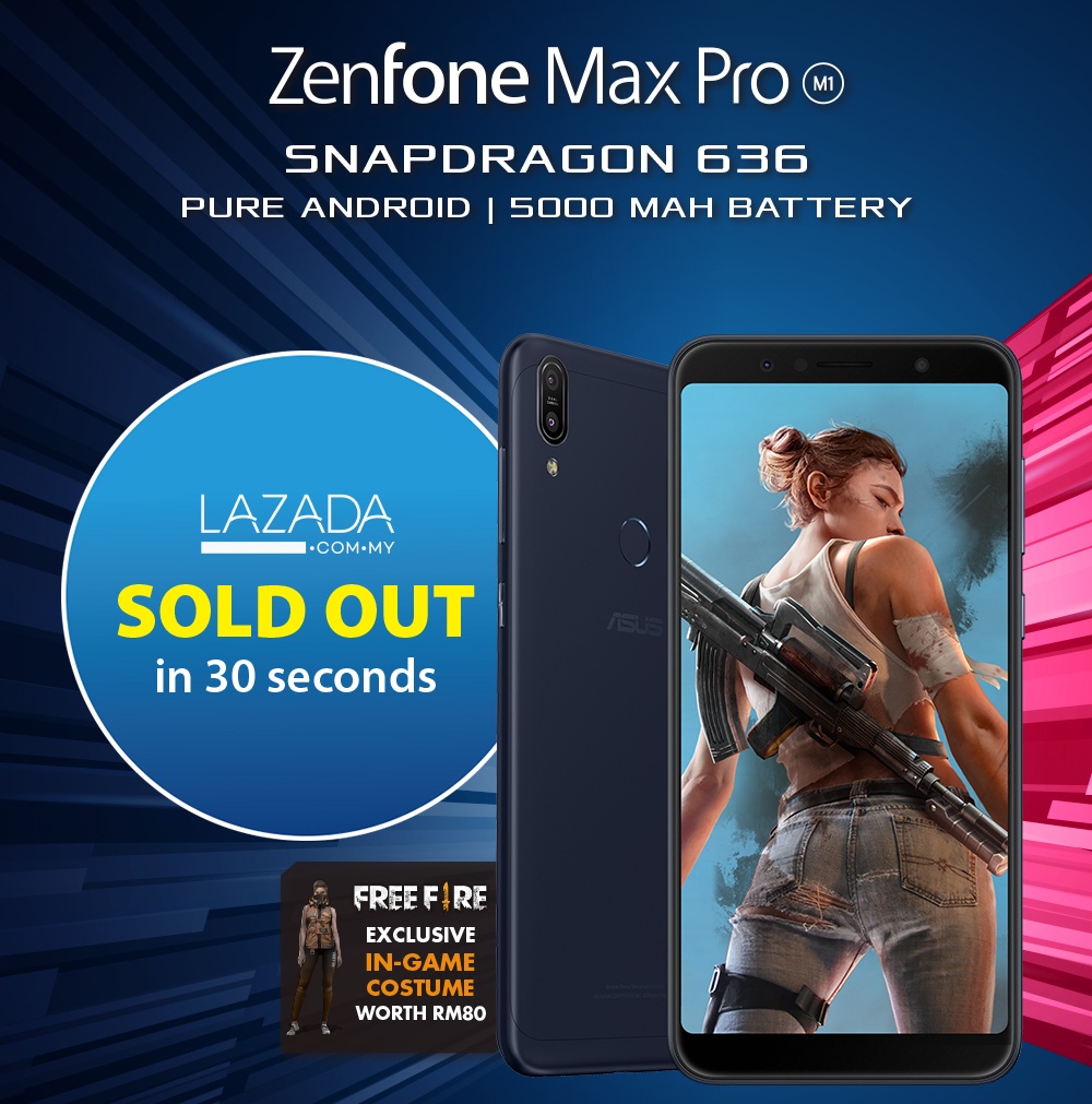 掀起搶購熱潮：Asus Zenfone Max Pro 在 LAZADA 開賣 30 秒售罄！ 1