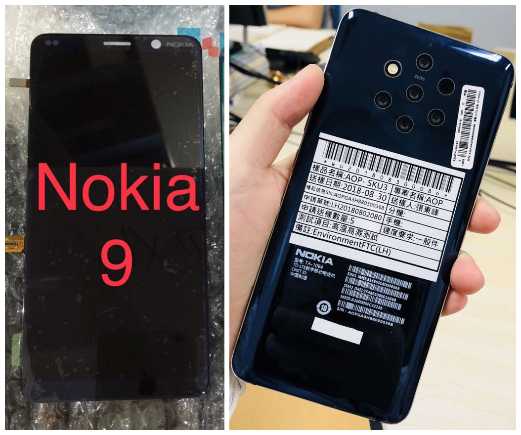 曲面全面屏確認：疑似 Nokia 9 與 Nokia X7 正面板曝光；無劉海好評！ 2