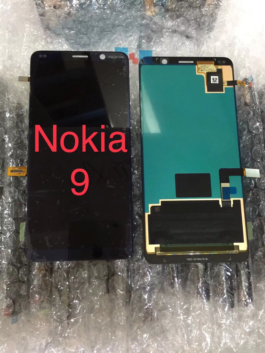 曲面全面屏確認：疑似 Nokia 9 與 Nokia X7 正面板曝光；無劉海好評！ 1