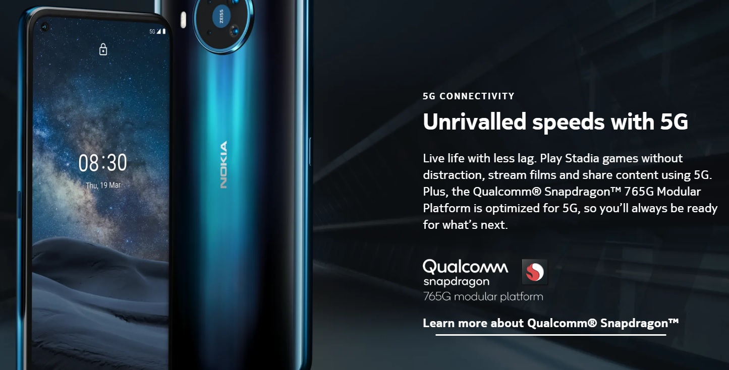 驍龍765G、開孔屏、6400萬像素ZEISS四攝：Nokia 8.3 5G 正式發布；支援最多 5G 頻道！ 10