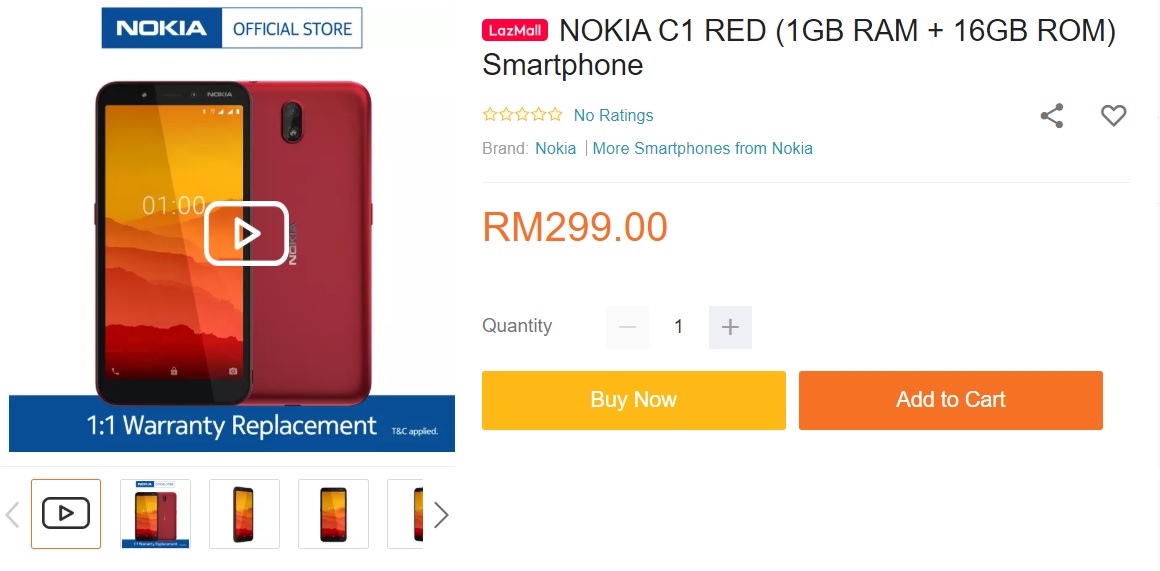 【馬來西亞】Nokia 7.2 占士邦 007 特別版手機殼以RM99售價正式發售；入門級 Nokia C1 也開賣了！ 6