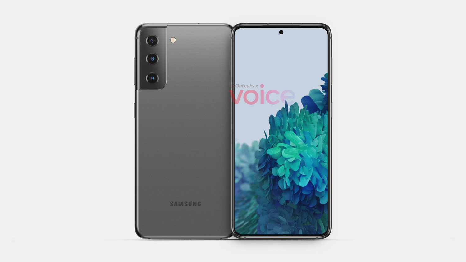 平面打孔屏、豎直三攝：Samsung Galaxy S21 渲染圖首度曝光；將提前在明年一月份發布！ 1