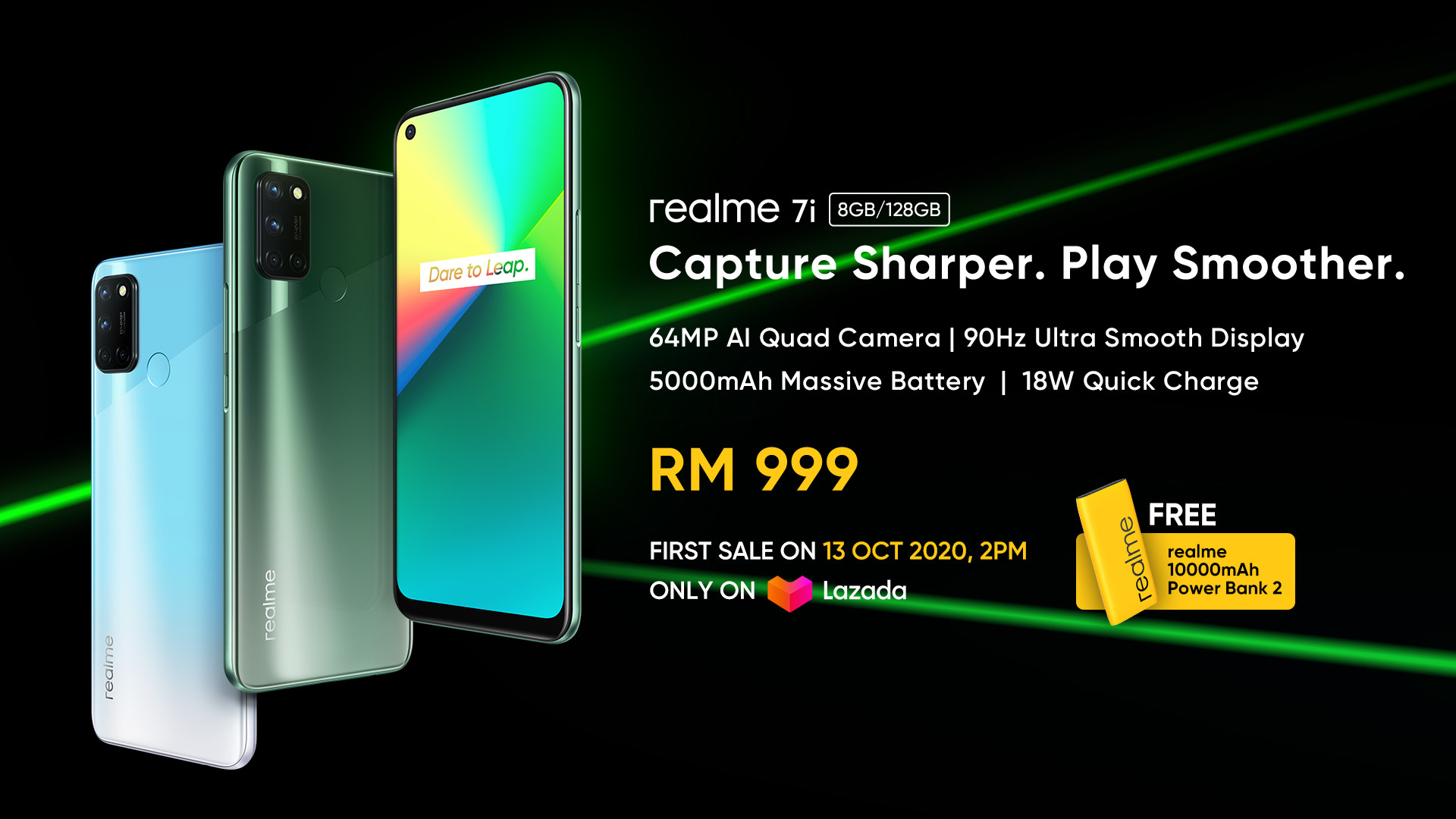 5000mAh大電量、打孔屏、四攝鏡頭：realme 7i 與 realme C17 正式登陸馬來西亞；售價從RM899起！ 2