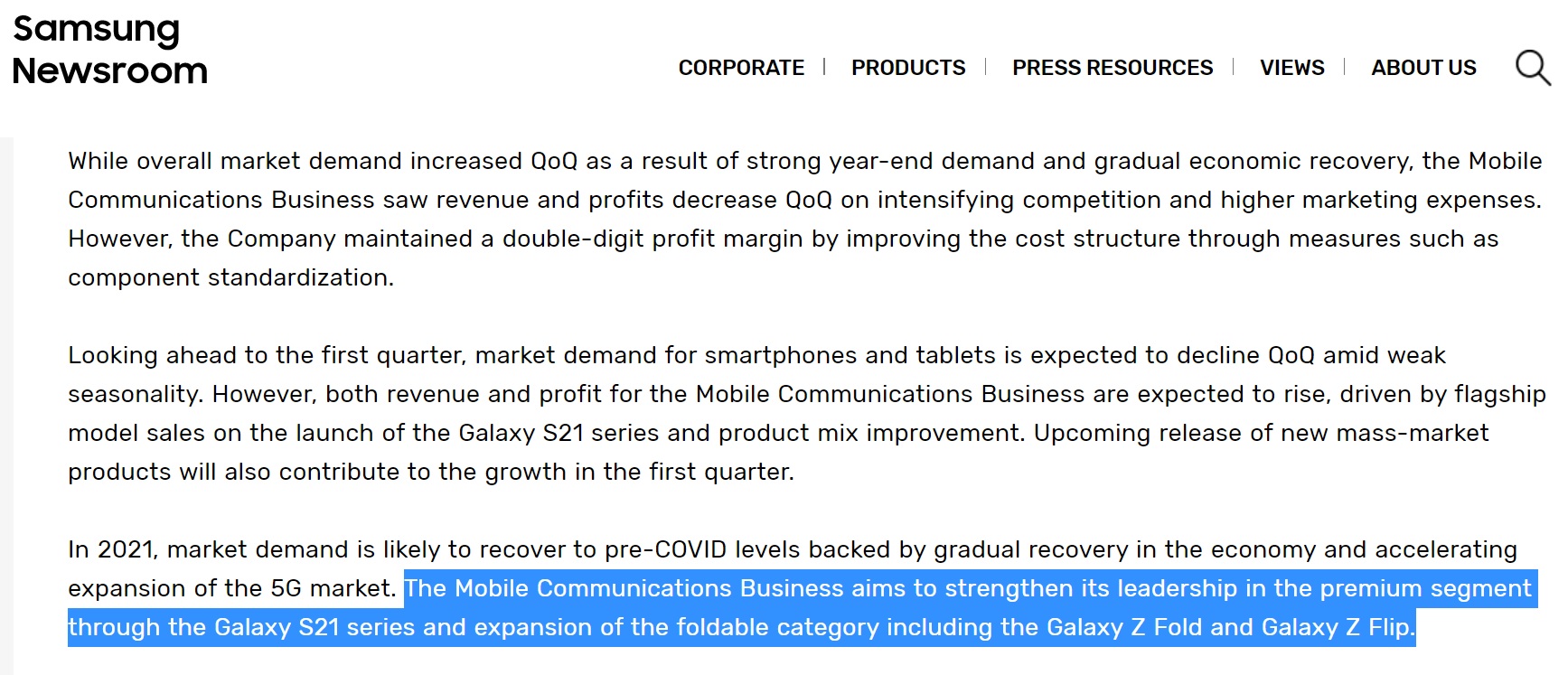 重心轉移 Galaxy S 與 Fold 系列：Samsung 在最新一季财政报告中明示 Galaxy Note 系列或走入歷史！ 1
