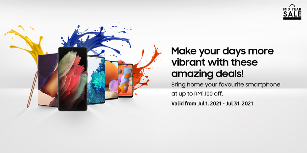 三星馬來西亞7月大優惠：現購買Samsung Galaxy 智能手機、配件與居家電器享大折扣；回扣最高達 RM1100！ 1