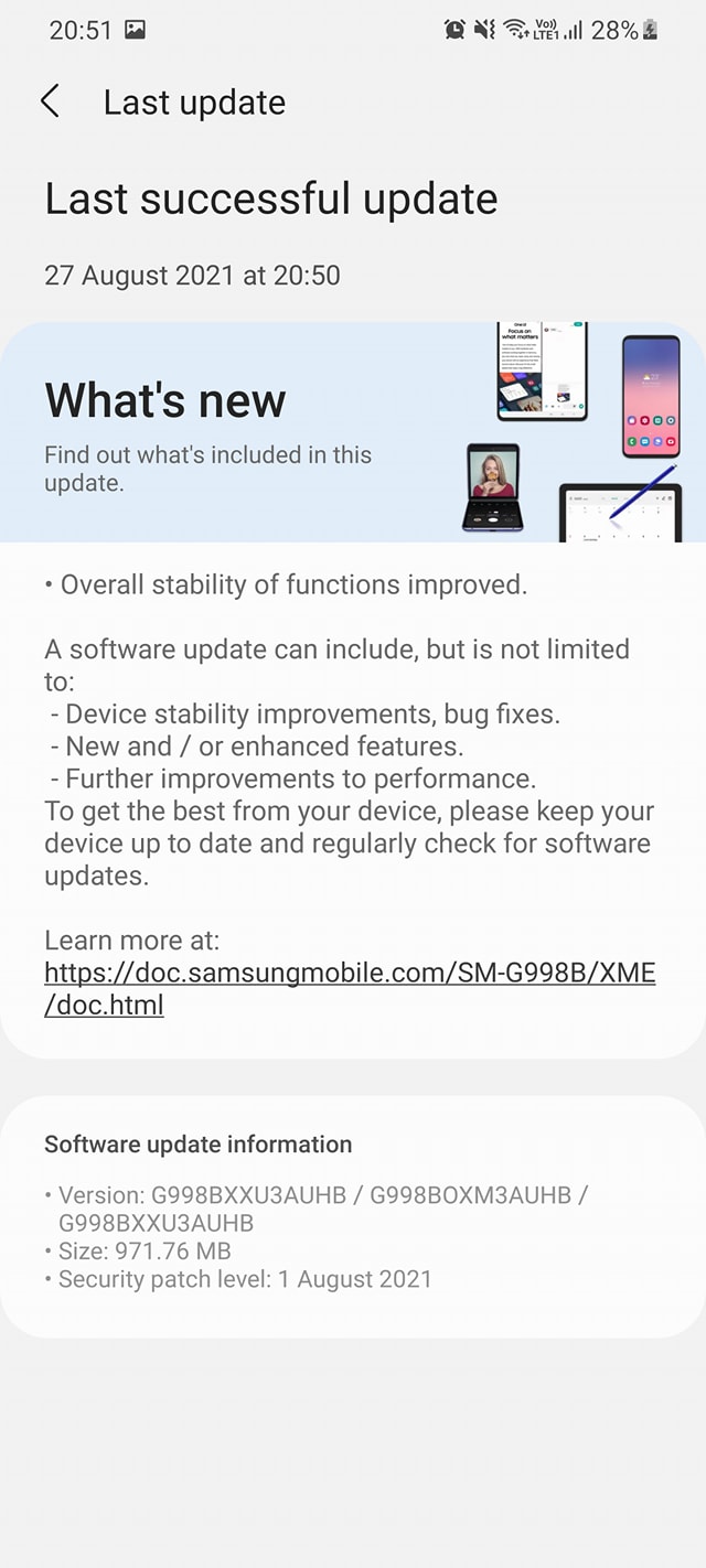 Samsung Galaxy S21 系列再推送軟件更新；新增三檔性能模式讓您決定要速度還是長電航力！ 1