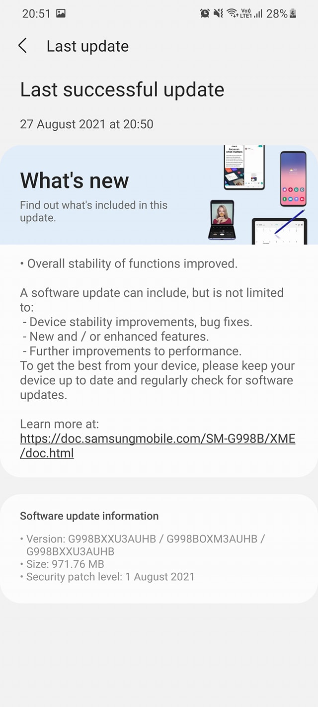 Samsung Galaxy S21 系列再推送軟件更新；新增三檔性能模式讓您決定要速度還是長電航力！ 1