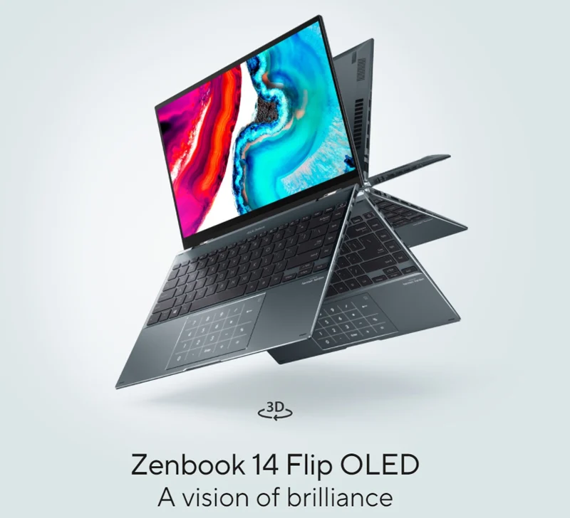 Asus Zenbook 14 Flip OLED 體驗評測：主打輕薄+可翻轉設計的工作型筆電；2.8K OLED 屏讓您一【見】鍾情！ 1