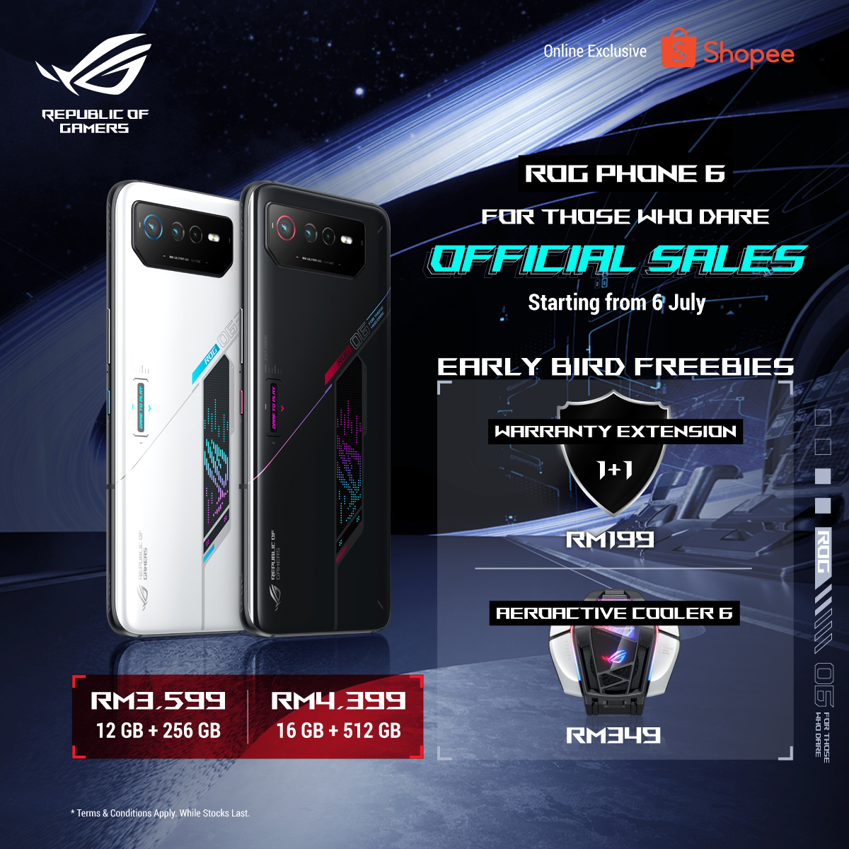 驍龍8+處理器、165Hz屏、6000mAh電量：Asus ROG Phone 6 系列正式發布；大馬售價RM3,599起！ 2