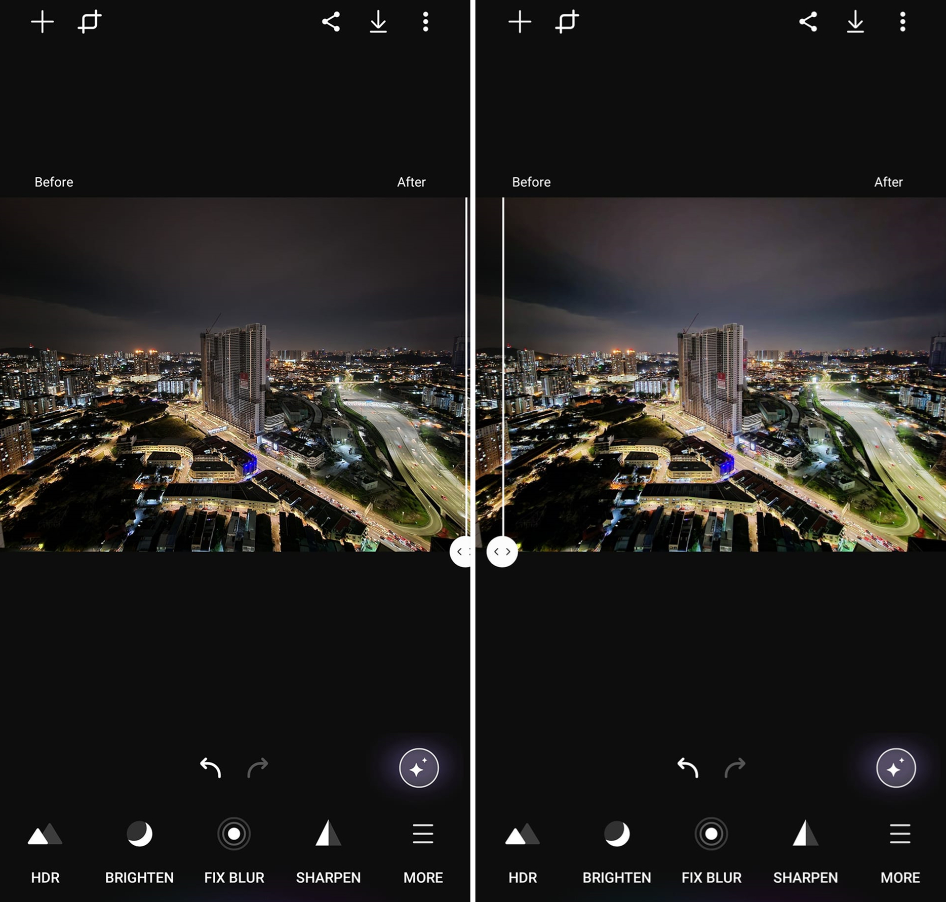 三星 Galaxy Enhance-X App：利用 AI 修復模糊照片、打亮夜拍、提高分辨率；Android 10 以上可下載！ 1
