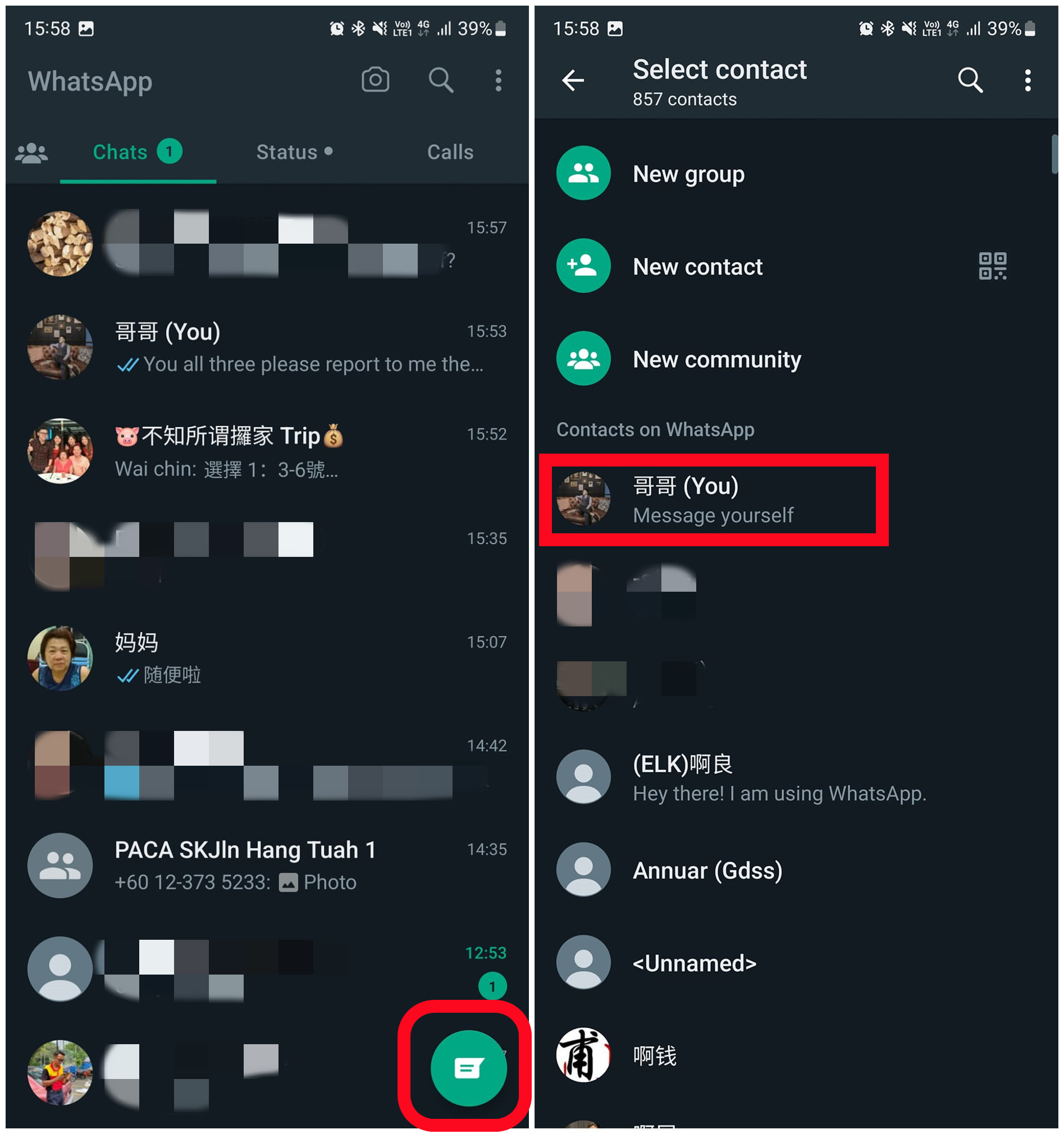 Whatsapp 更新：如今您能對自己自言自語發訊息，簡單兩步驟趕快學起來吧 ~ 16