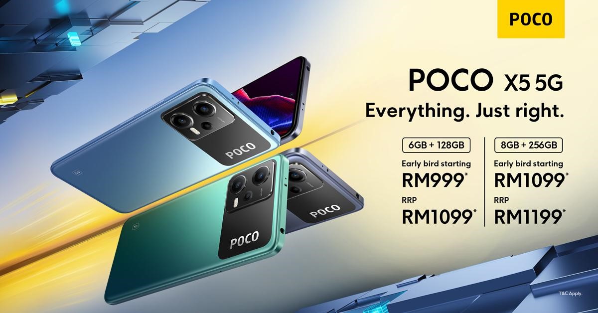最高配置驍龍778G、一億像素主攝、67W閃充：POCO X5 系列正式發布；開賣優惠價從RM999起！ 4