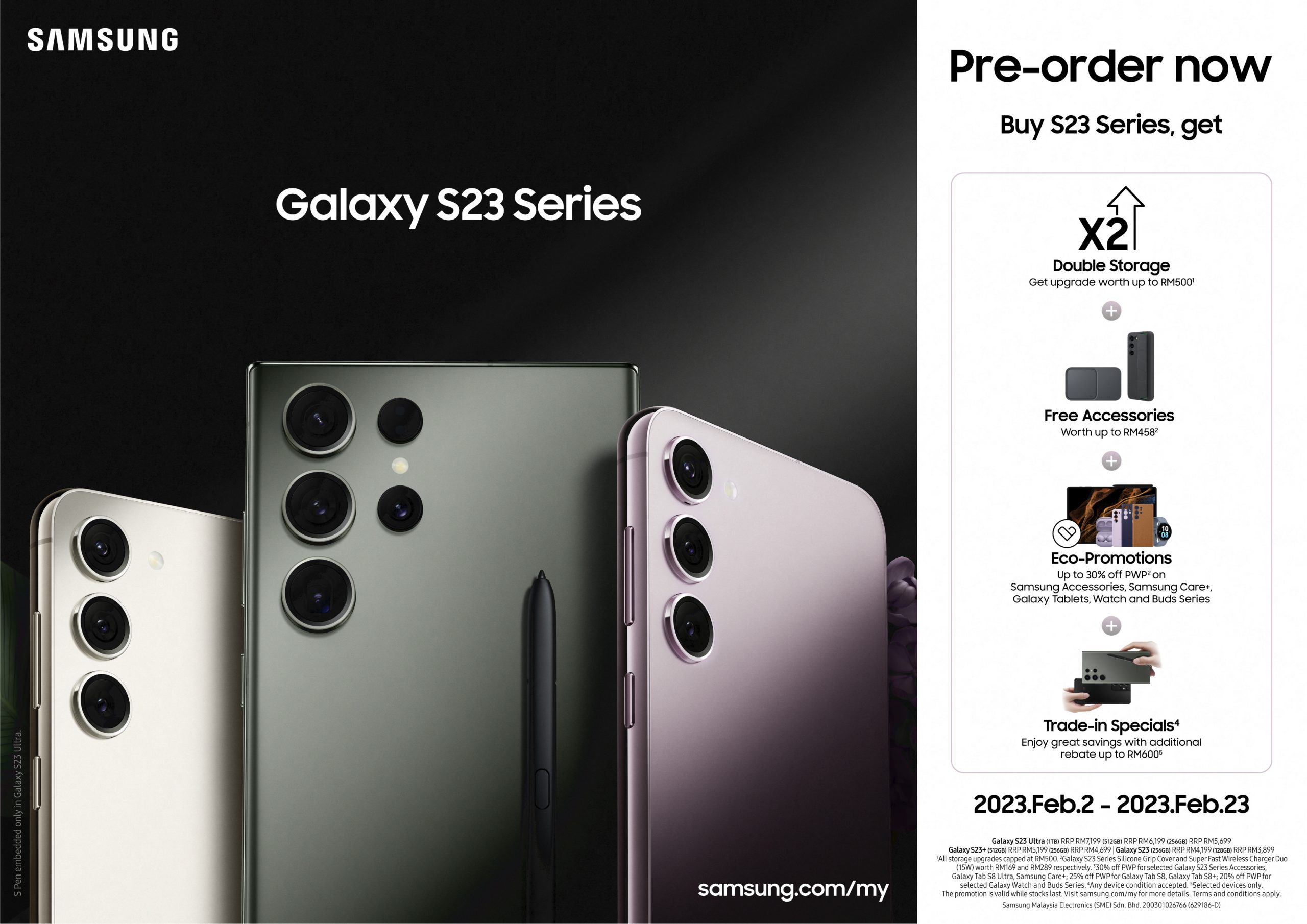 真機圖賞：Samsung Galaxy S23 系列大馬預購即日開跑，官方售價與贈品揭曉，最低RM3,899起！ 4