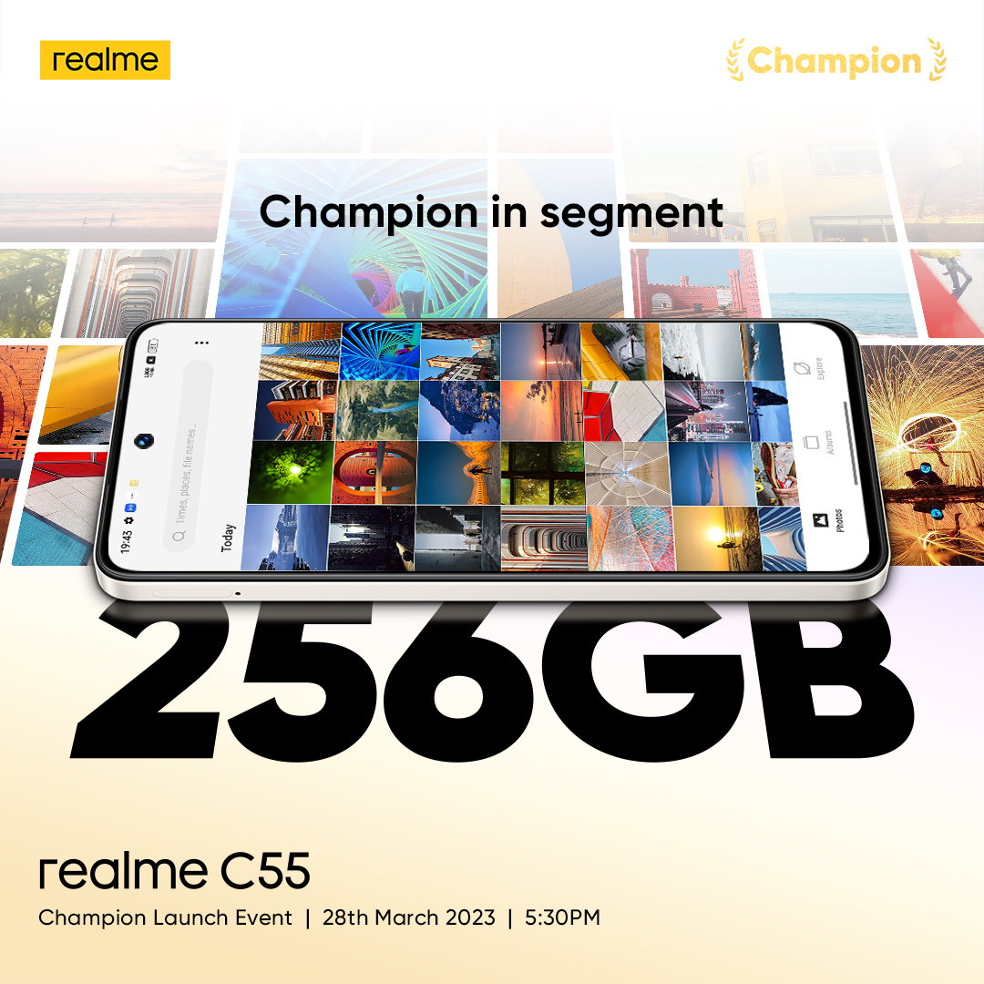 確認推出 256GB 版本 ：realme C55 將在3月28日正式於大馬發布！ 1