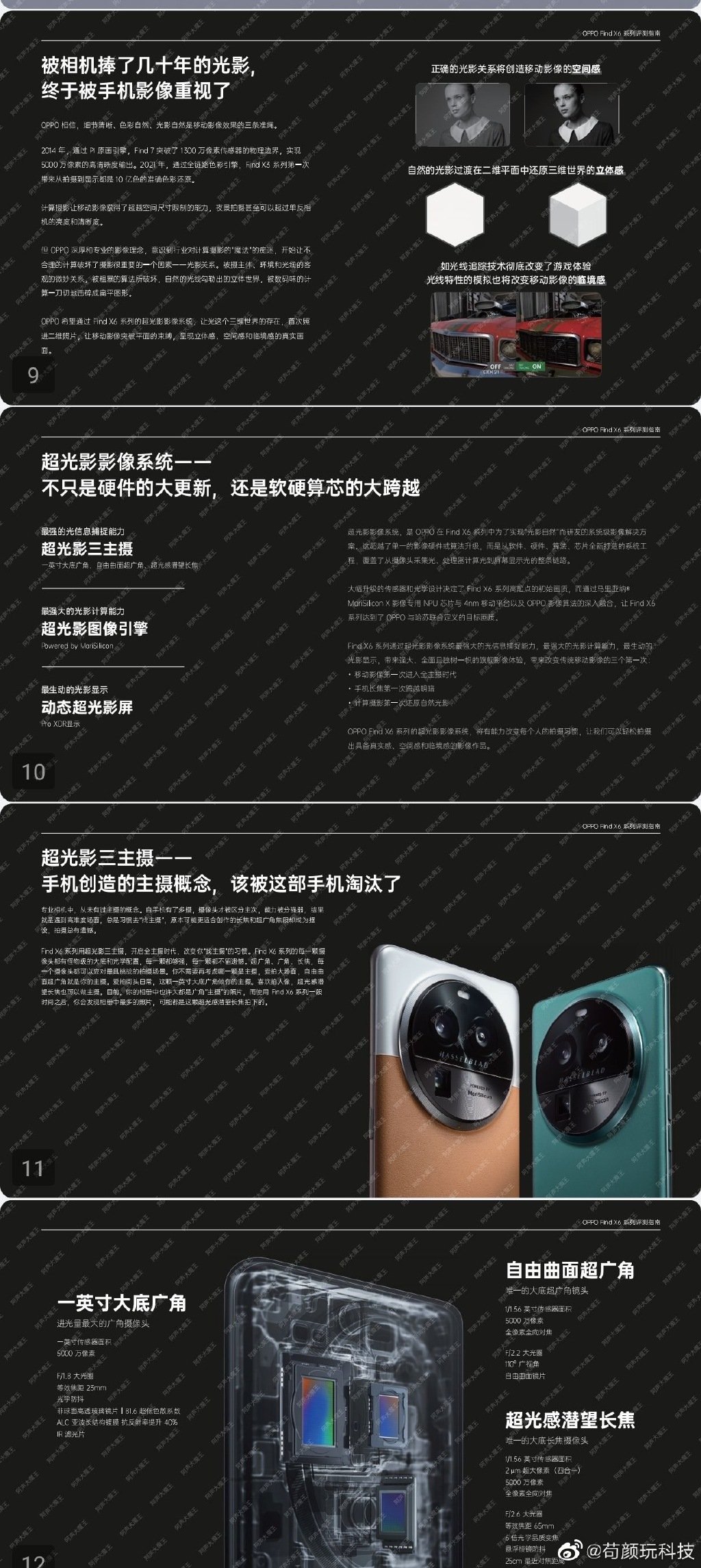 主打超大底三攝、暗光長焦、100W閃充：OPPO Find X6 系列評測指南與官方規格圖曝光！ 4