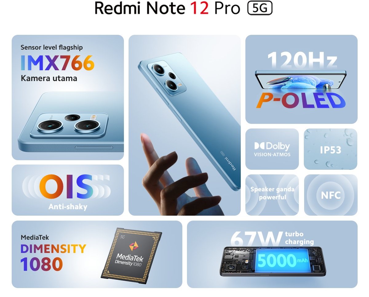 主打2億像素主攝 + 120W閃充：Redmi Note 12 系列將在4月5日與馬來西亞發布！ 2