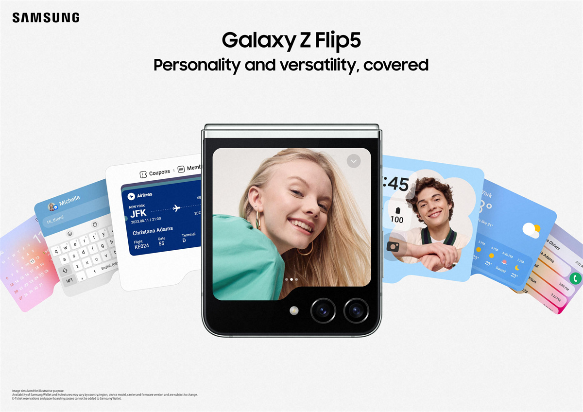 驍龍8 Gen2、IPX8防水：Samsung Galaxy Z Flip5 正式發布；超大外屏可回文字訊息、看視頻與導航！ 10