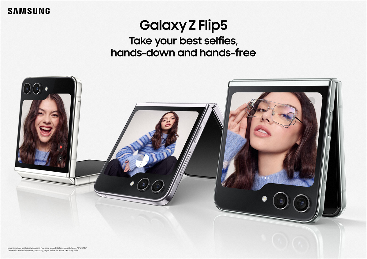 驍龍8 Gen2、IPX8防水：Samsung Galaxy Z Flip5 正式發布；超大外屏可回文字訊息、看視頻與導航！ 14