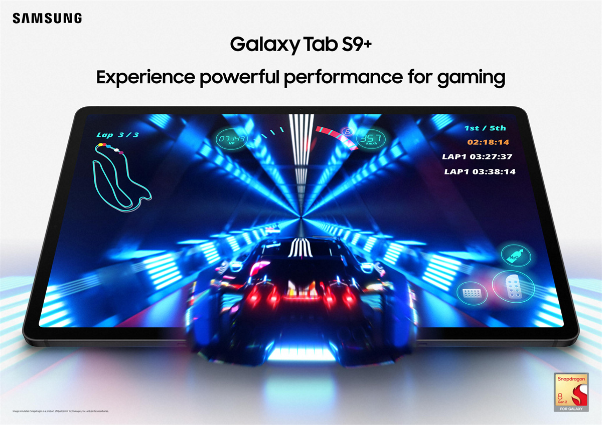 大小適中、頂級屏幕、最佳效率：五大特點讓 Samsung Galaxy Tab S9+ 能成為您工作與娛樂的最佳夥伴！ 21