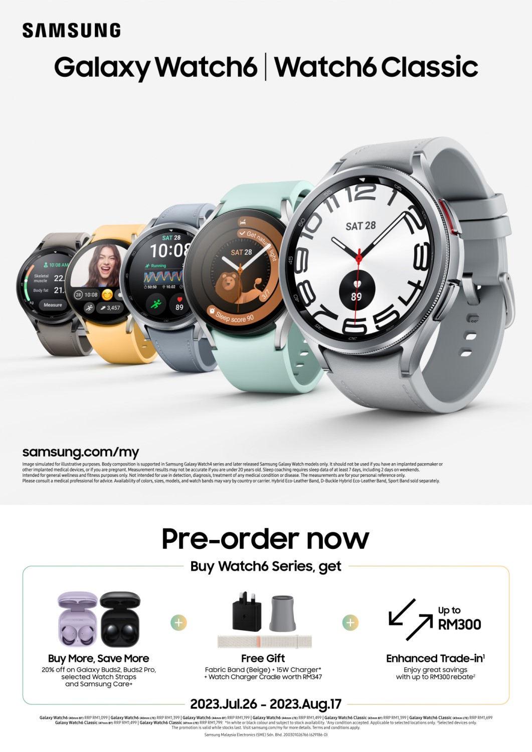 售價揭曉：Samsung Galaxy Z Flip5、Fold5、Tab S9 以及 Watch6 系列大馬預購詳情與真機圖賞全在這！ 3