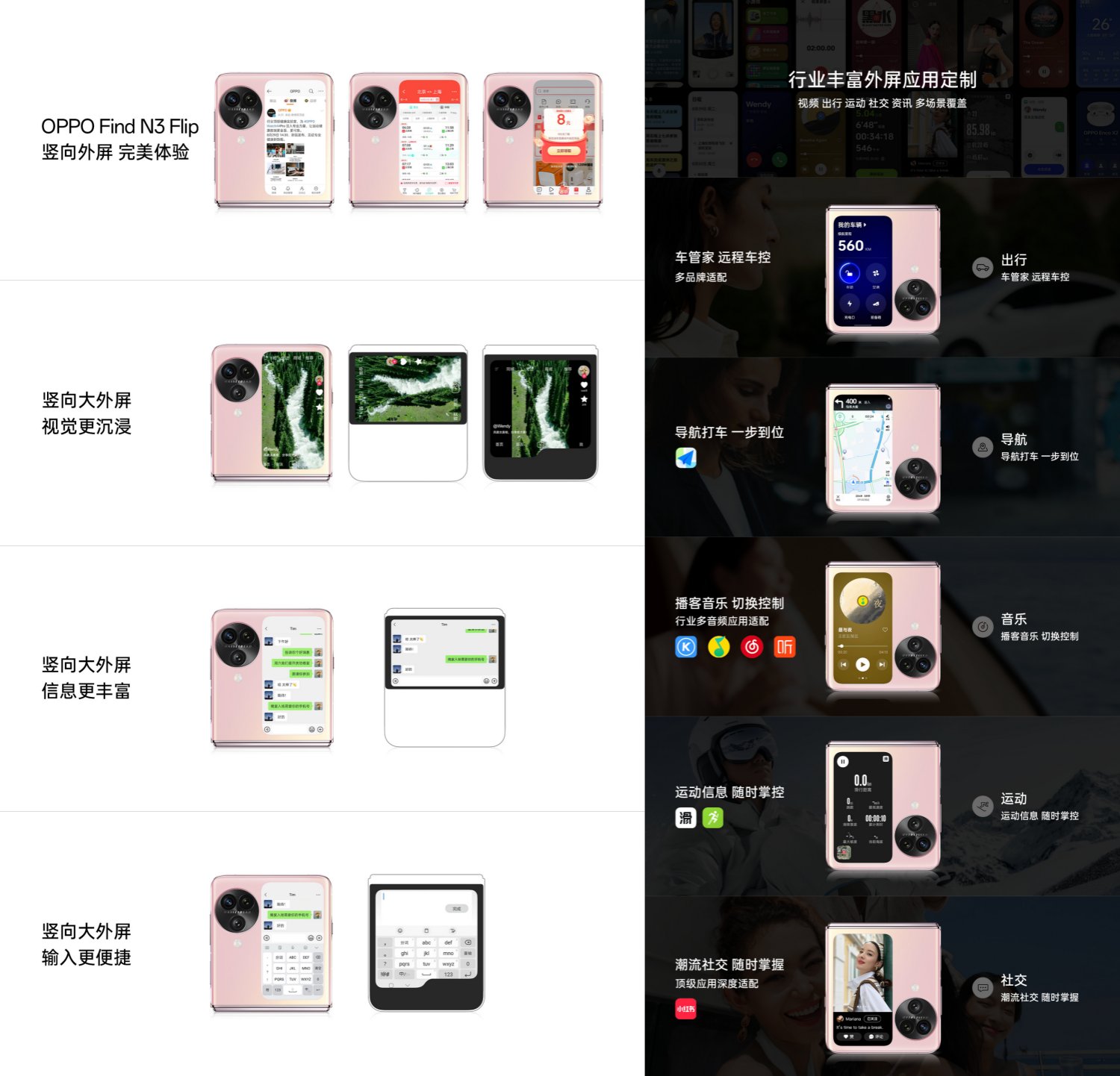 哈蘇三攝、44W閃充、天璣9200+：OPPO Find N3 Flip 翻蓋新機正式發布；售價對標Galaxy Z Flip5！ 1