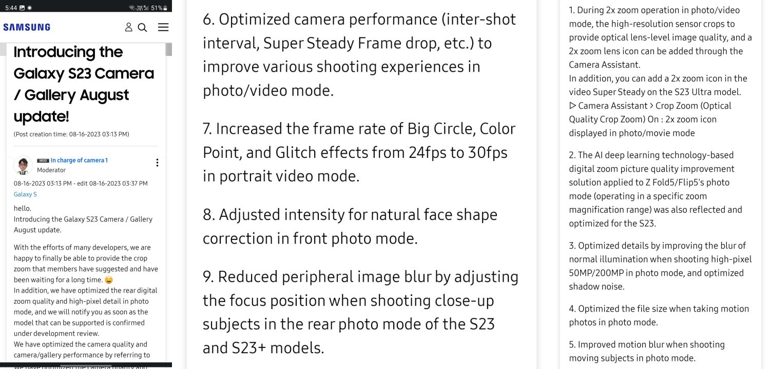 相機大更新：Samsung Galaxy S23 系列新增【光學質量裁剪變焦】功能；全新AI演算法提升數碼變焦拍攝！ 4