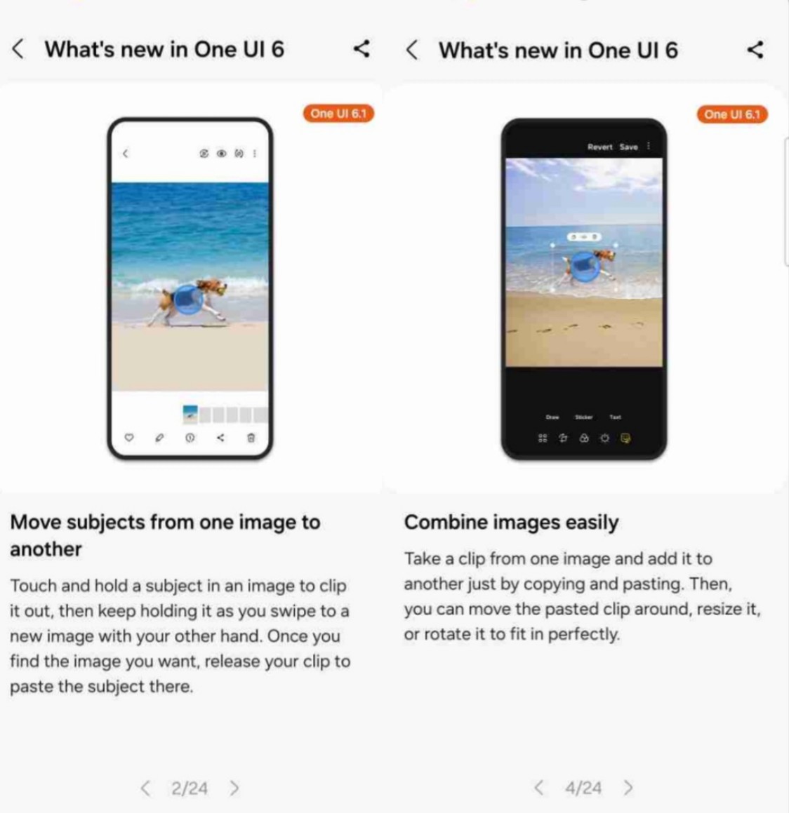 One UI 6.1 九大新改進與截圖解說曝光：Samsung Galaxy S24 系列 AI 新功能搶先看！ 2