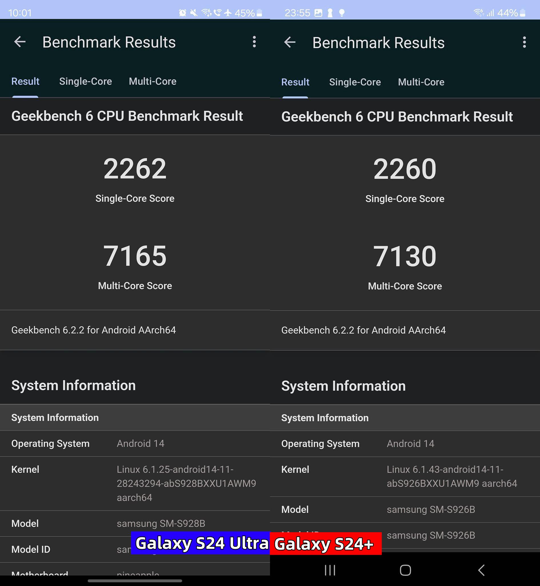 Samsung Galaxy S24 Ultra / Galaxy S24+ 效能跑分測試：高通驍龍8 Gen3 真的比 Exynos 2400 好太多？ ！ 2
