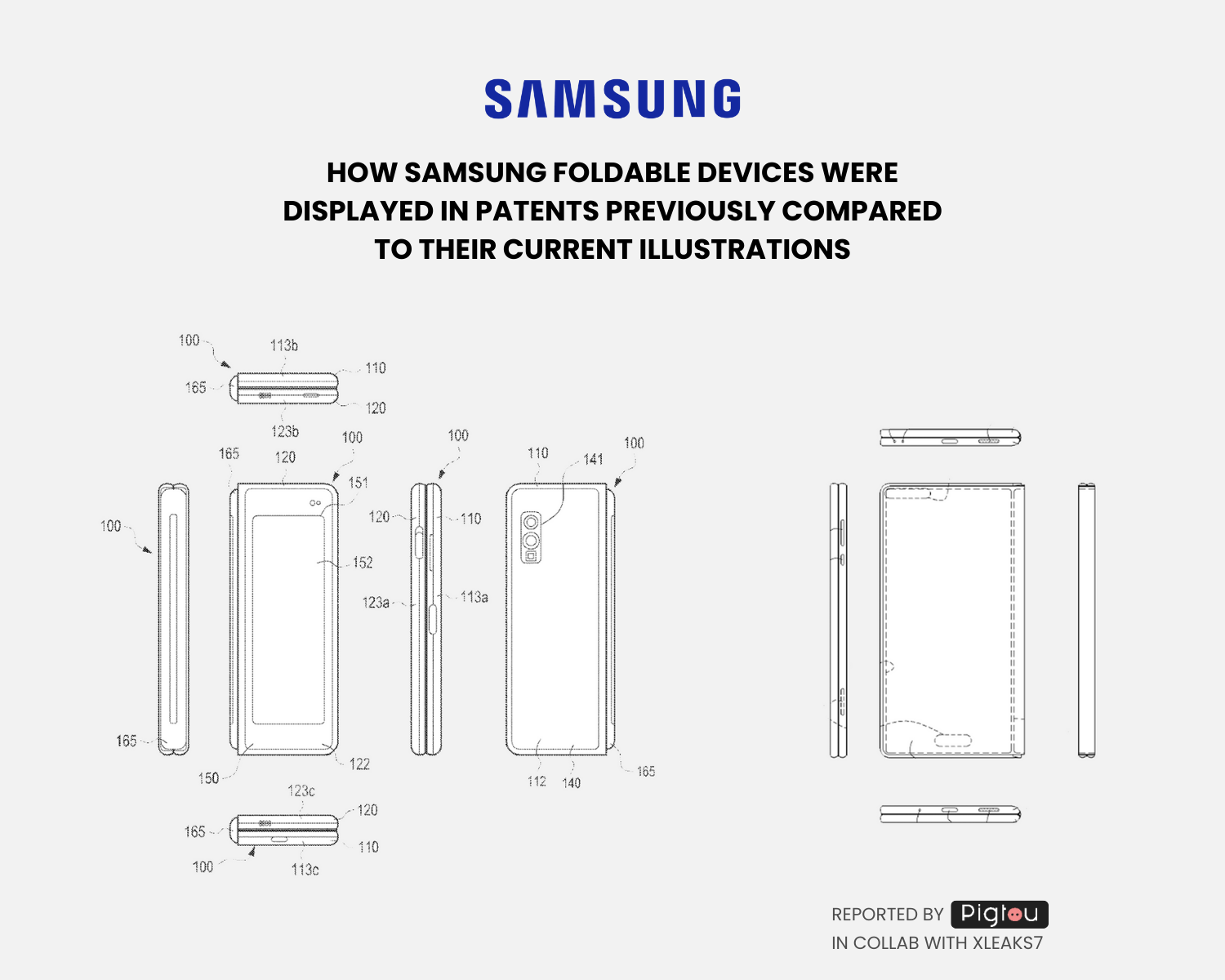會是 Samsung Galaxy Z Fold6 嗎？三星最新折疊螢幕手機設計專利圖曝光；展示超薄機身與更寬大外屏！ 1