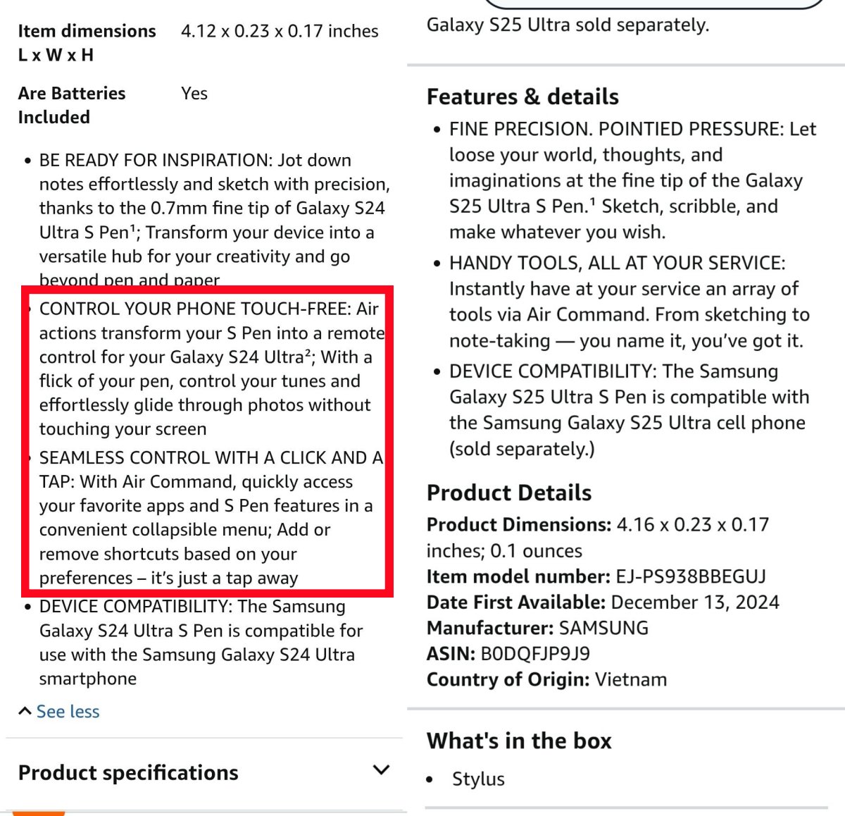 更强夜間視頻拍攝：Samsung Galaxy S25 系列更多 AI 新功能外泄；Amazon 網站曝光 S Pen 一大秘密？ 1