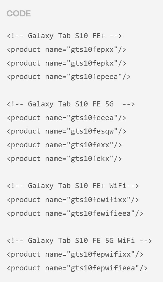 性能升級有感：Samsung Galaxy Tab S10 FE 系列處理器型號曝光！ 1