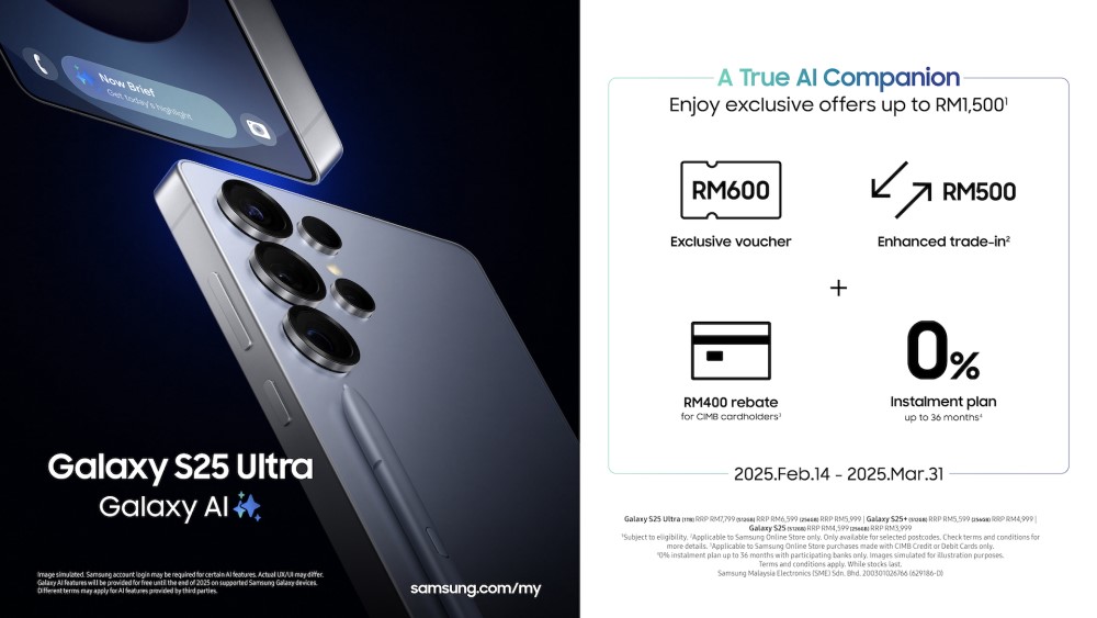 最新促銷優惠揭曉：Samsung Galaxy S25 系列正式在馬來西亞開賣；最高折扣達 RM1,500！ 1