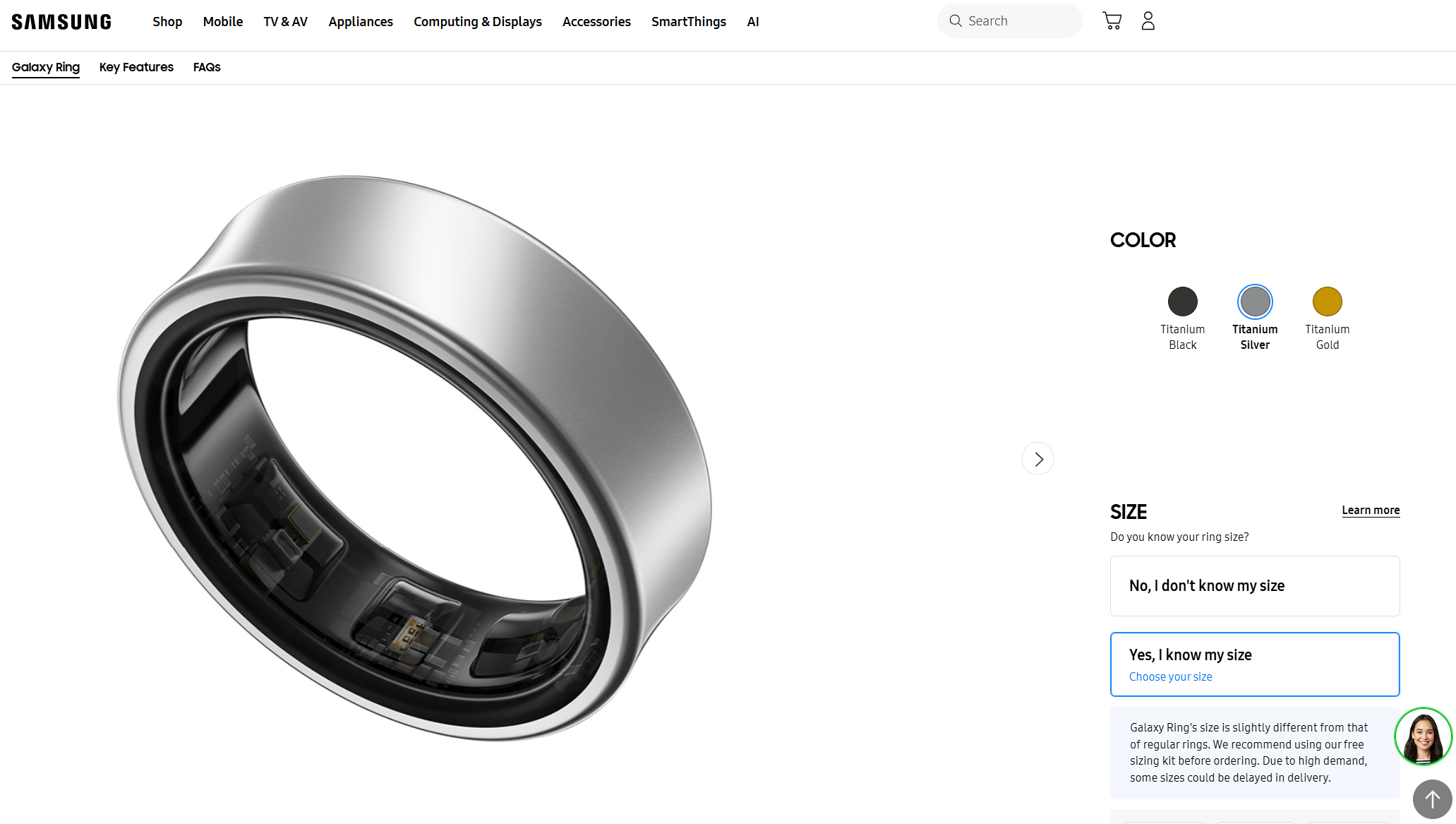 發售在即：Samsung Galaxy Ring 已在馬來西亞官網亮相；官方建議售價與尺寸全曝光！ 1