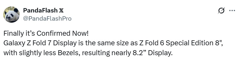 或加入 Ultra 家族：Samsung Galaxy Z Fold7 最新性能跑分、屏幕與相機訊息曝光；將迎來小漲價？ 1