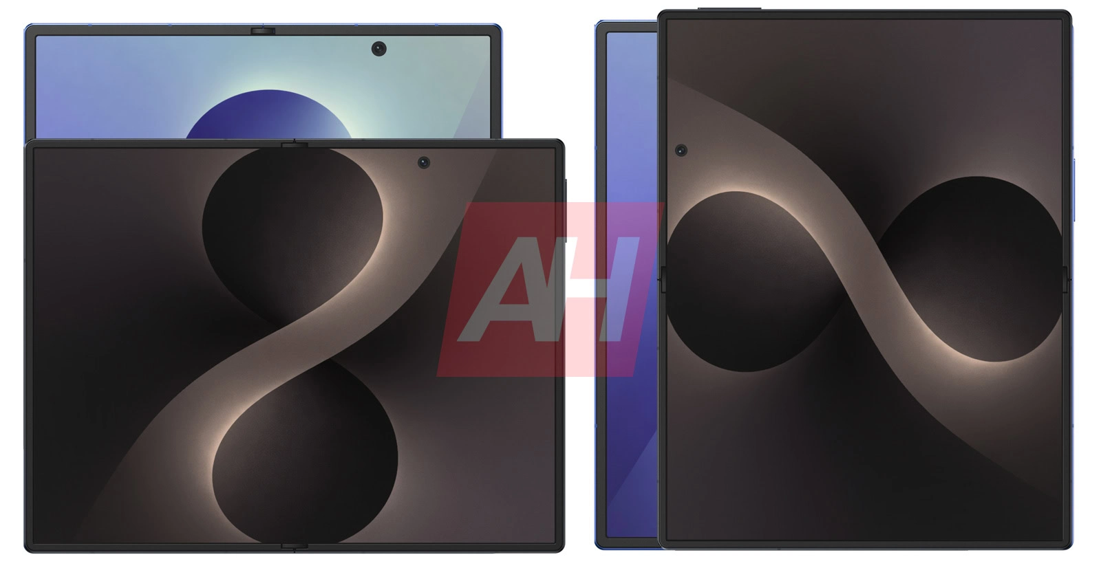 不只更寬，而是兩種不同摺疊形態：Samsung Galaxy Z Fold8 Wide vs 標準版 Galaxy Z Fold8 對比渲染圖曝光！ 2